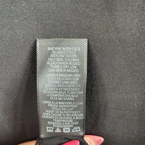 Nina LeonardJewel Neck Cold Shoulder Three-Quarter Sleeve Dress - Plus Size (3X) - Picture 9 of 10